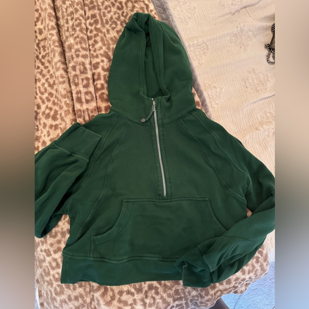 Green Lululemon Scuba hoodie
